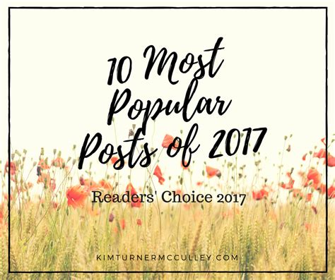 10 Most Popular Posts Of 2017 Readers Choice ⋆ Kim Turner Mcculley