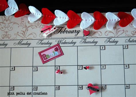 February Calendar Ideas Pink Polka Dot Creations