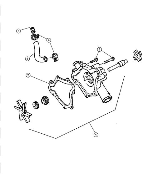 Diagram 1998 Dodge Caravan Engines Diagrams Water Pump Mydiagramonline