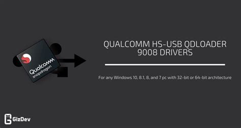 Download Qualcomm Hs Usb Qdloader 9008 Drivers And Install Manually