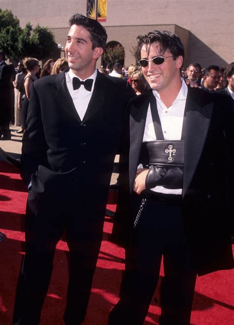 David Schwimmer And Matt Leblanc From Emmys Cast Flashback E News