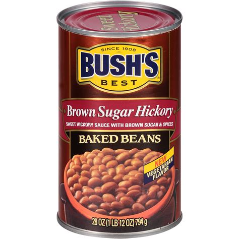 Bushs Best Brown Sugar Hickory Baked Beans 28 Oz