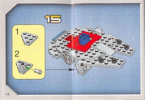 Lego 4488 Mini Millenium Falcon Instructions Star Wars Mini