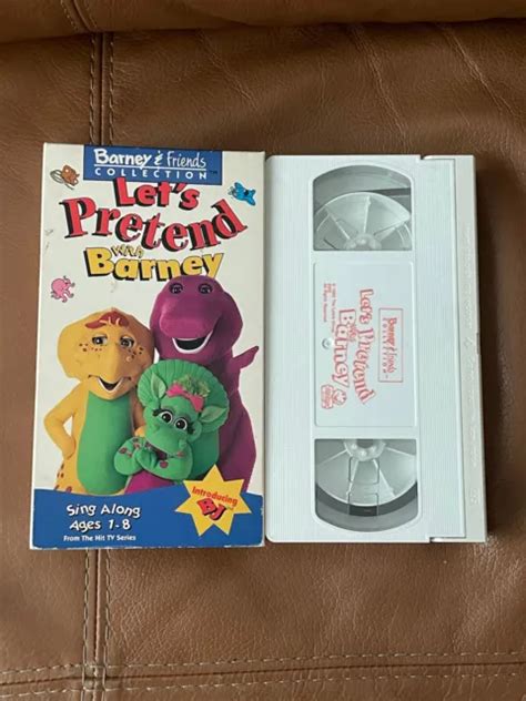 Lets Pretend With Barney Vhs 1993 Friends Collection Sing Along