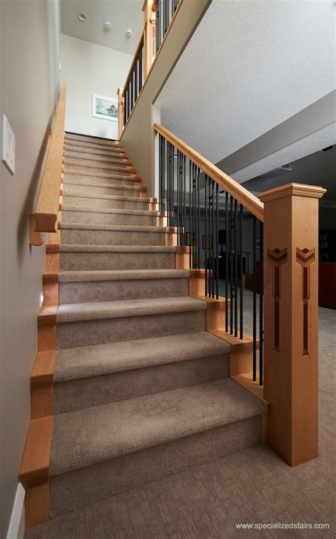 Custom Craftsman Railing Design Specialized Stair And Rail