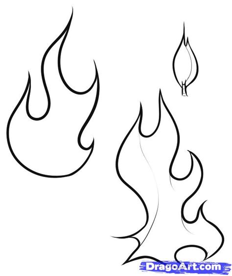 Drawing flames can be tricky since they don't have one solid form or color, but there are some simple tricks you can use to make it easier. How to Draw a Flame, Step by Step, Stuff, Pop Culture ...
