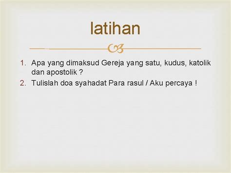 Berikut 6 makna doa tersebut bagi orang katolik untuk dapat dipahami dengan baik. Doa Aku Percaya Katolik Panjang : Doa Arwah Katolik Untuk ...