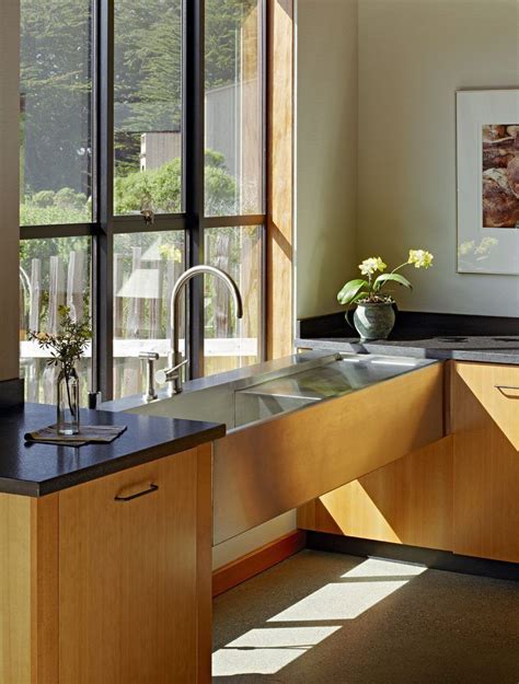 Touchless kitchen faucets feature the most advanced technology and provide the highest levels of whenever you want to turn the faucet on, wave the hands in front of the sensor, and the faucet will pictures are misleading. low windows kitchen contemporary with open nickel faucets ...