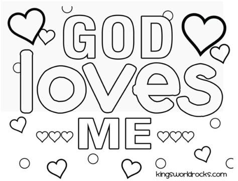 23 God Is Love Coloring Pages And Show Your Love