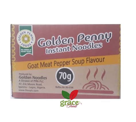 Golden Penny Goat Meat Pepper Soup Noodles 70g Carton Of 40 Packs