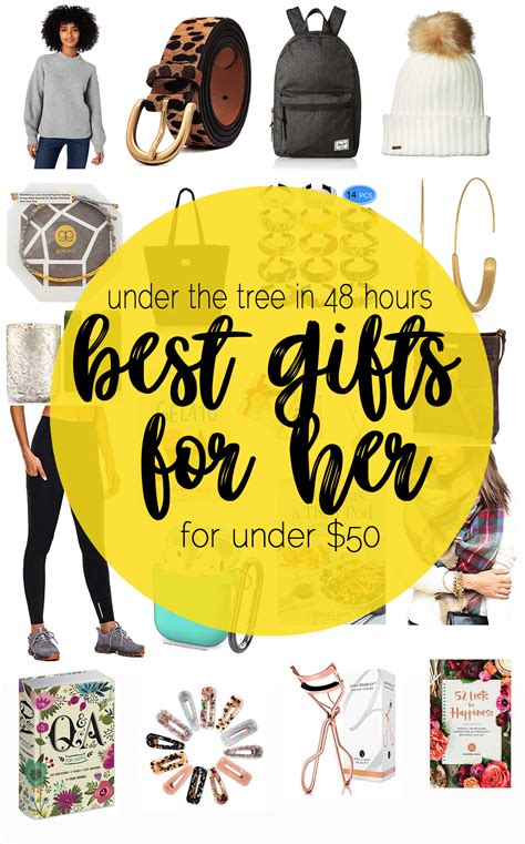 Maybe you would like to learn more about one of these? Best Gifts for Her Under $50 in Under 48 Hours with Amazon ...