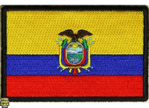 Ecuador Flag Patch Ecuador Flag Flag Patches Embroidered Patches