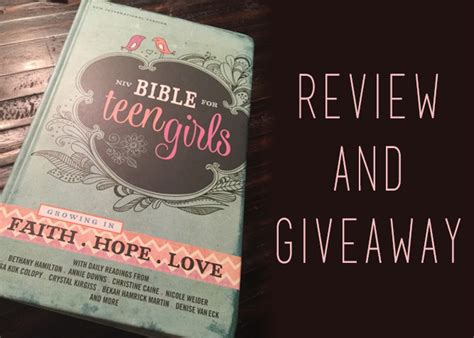Niv Bible For Teen Girls Review And Giveaway Plaiddadblog