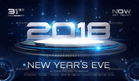 New Year Party Flyer By Rembassio Graphicriver