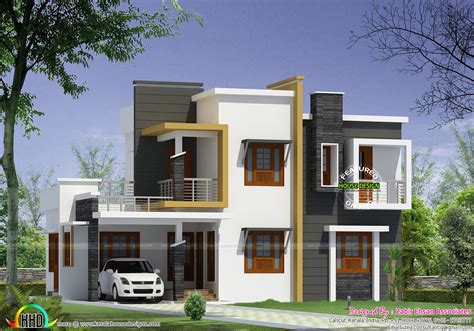 Box Type Modern House Plan Kerala Home Design And Floor Plans 9k