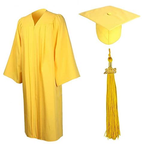 Graduationmall Graduation Gown Cap Set Matte Robe For High School And