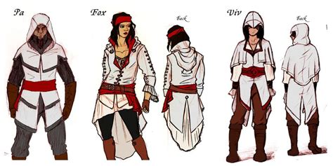 Oc Assassin S Creed Concept Art For Cosplay By Caifox Deviantart Com On