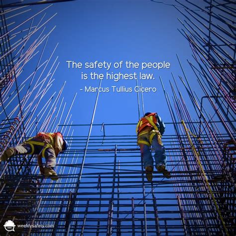 The Safety Of The People Is The Highest Law Marcus Tullius Cicero