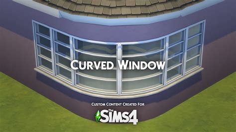 Artstation Curved Window The Sims 4 Style