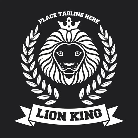 Lion King Icon And Logo Vector Illustration 11814208 Vector Art At
