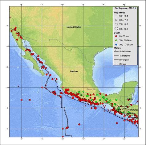 The maximum earthquakes per day was 328 on 6 march, 2021. Earthquakes of at least M6.0 in Mexico since 1900 (USGS ...
