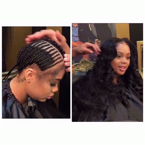 I am glad that i had mone. Middle part sew-in | Hair | Pinterest | Middle, Hair style ...