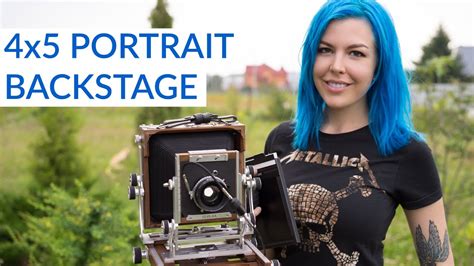 Shooting A 4x5 Large Format Portrait Youtube