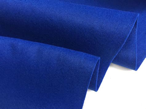 Royal Blue Felt Fabric Material Craft Plain Colours Polyester 102cm