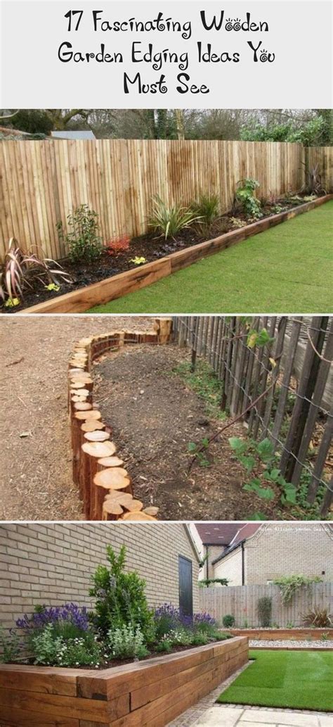 Could you tell me which type of wood i should buy from bunnings ? 17 Fascinating Wooden Garden Edging Ideas You Must See ...