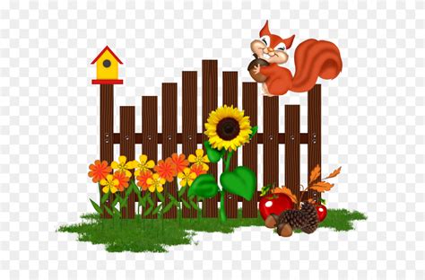Download Garden Fence Cartoon Clipart PinClipart