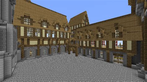 Courtyard Inner Skin Minecraft Castle Walls Minecraft Medieval Castle