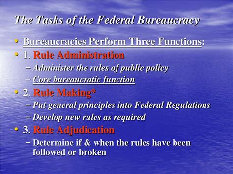 Ppt The Federal Bureaucracy Powerpoint Presentation Free Download