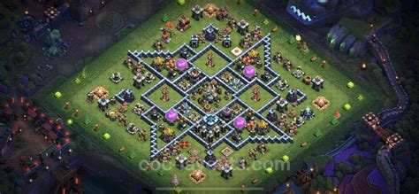 Farming Base TH13 With Link Anti 3 Stars Clash Of Clans 2022 Town
