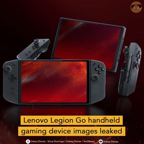 Lenovo Legion Go Handheld Gaming Device Images Leaked Unbox Diaries