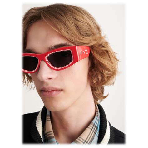 off white andy sunglasses red luxury off white eyewear avvenice