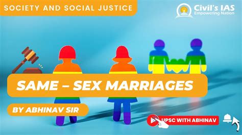 Same Sex Marriages Supreme Court On Same Sex Marriages Upsc With