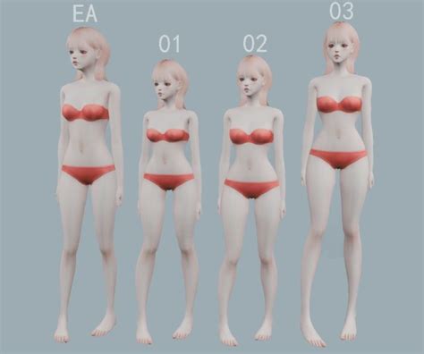 It works with all body types and all body sizes. yaya-maya-sims: Three body presets ... - sims 4 cc em 2020
