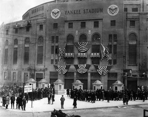 Yankee Stadium Opening Day Baseball Stadium Yankee Stadium Polo Grounds Plays In New York