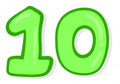 10 Number Png Free Image Pnglib Free Png Library