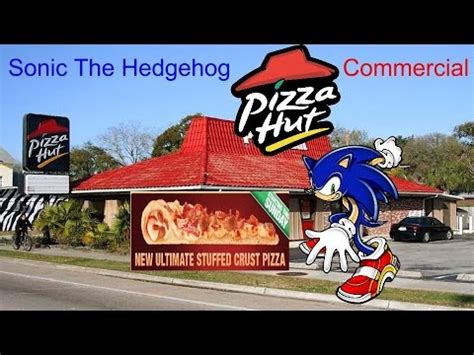 Sonic Pizza Hut Commercial Youtube