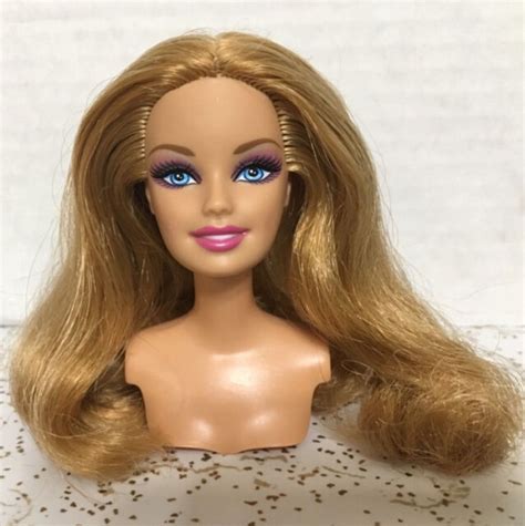 Barbie Doll Fashionista Swappin Styles Head Sweetie Strawberry Blonde