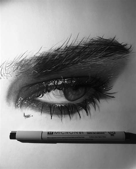 Detailed Eye Drawing 😃👁 By 3eenartist3 📎 Eye Drawing Drawings