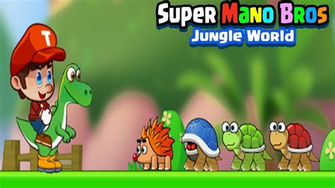 Super Mano Bros Jungle World Level 1 Youtube