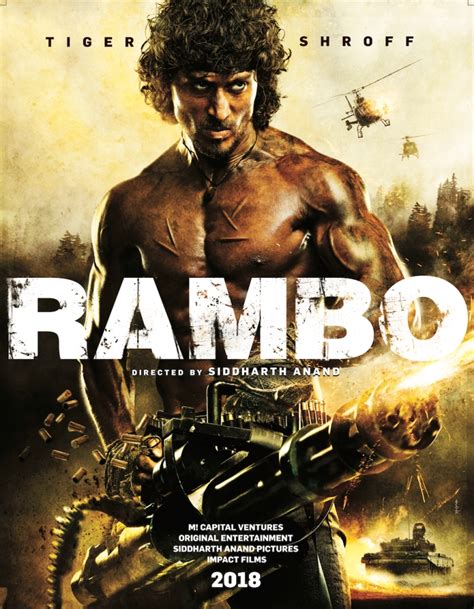 First Look At Rambo Poster Indian Remake Coming In 2018 Indiewire