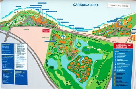 Riu Palace Aruba Map