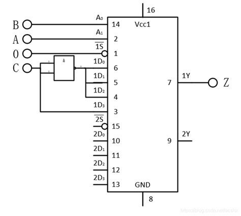 电子电路设计——74ls153应用 代码天地