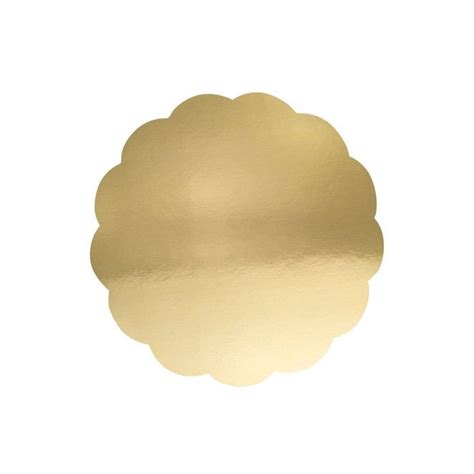Gold Scallop Mirror Cake Board Pack Of 3 Cake Decorating Boards