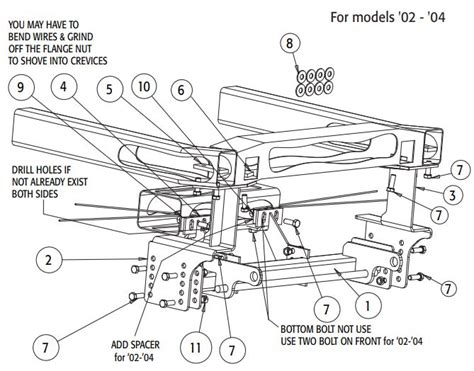 Snowdogg Plow Mount 16064105 Service Manual Library