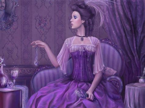 Purple Lady Wallpapers Wallpaper Cave