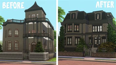 The Goths Manor Renovating Base Game The Sims 4 Speed Build